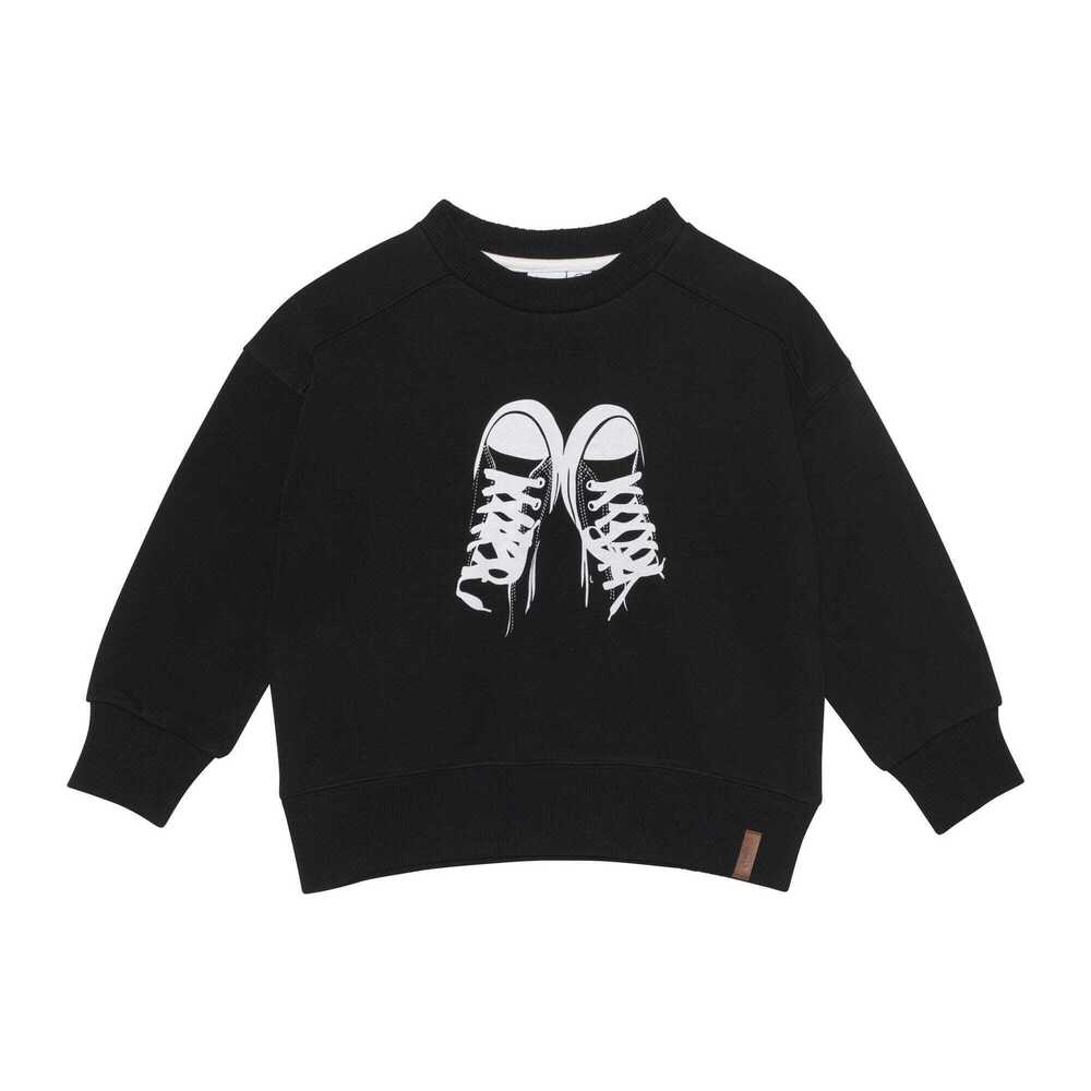 French Terry Sweatshirt Black - 5